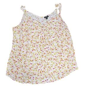 Torrid Sophie Floral Tank Top Adjustable Straps‎ Sleeveless Casual Size 2